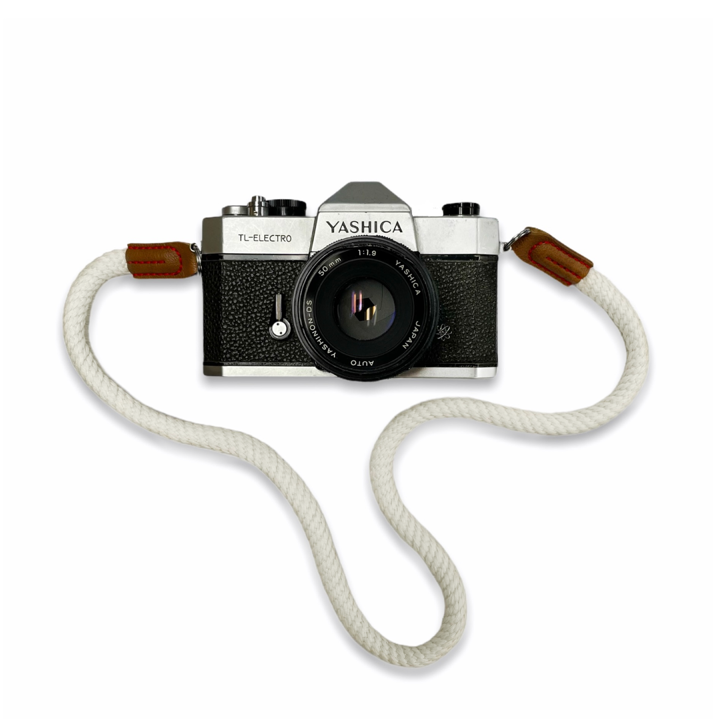 Brilliant White American Spirit Camera Strap