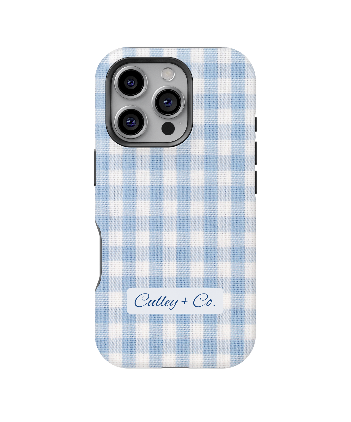 Gracie's Gingham (in light blue)