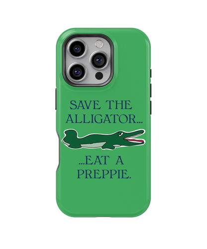 Save the Gator — Green Lacoste