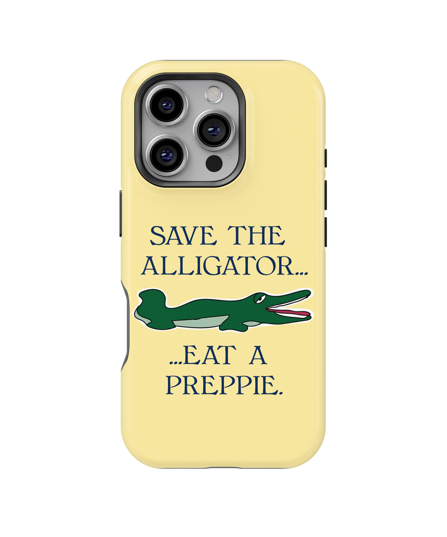 Save the Gator — Yellow Izod
